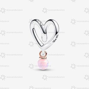 Pandora Two-tone Wrapped Heart Charm